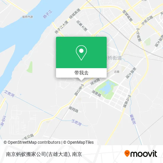 南京蚂蚁搬家公司(古雄大道)地图