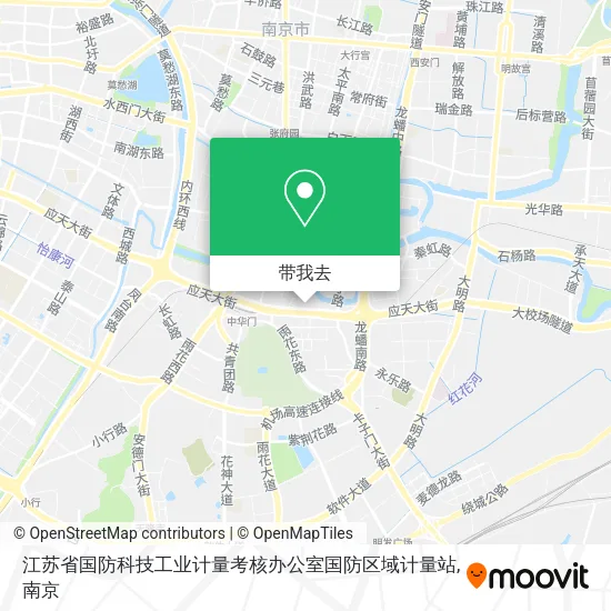 江苏省国防科技工业计量考核办公室国防区域计量站地图