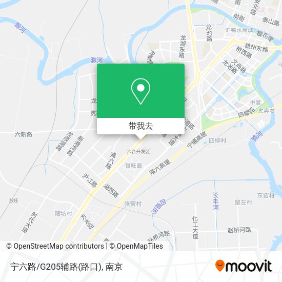 宁六路/G205辅路(路口)地图
