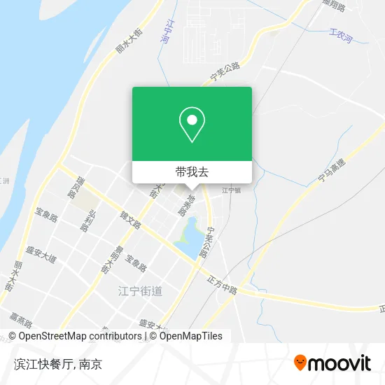 滨江快餐厅地图