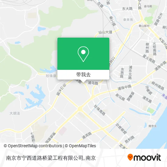 南京市宁西道路桥梁工程有限公司地图