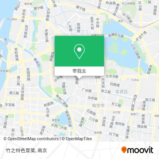 竹之特色冒菜地图