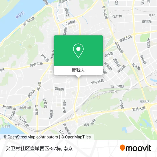 兴卫村社区壹城西区-57栋地图