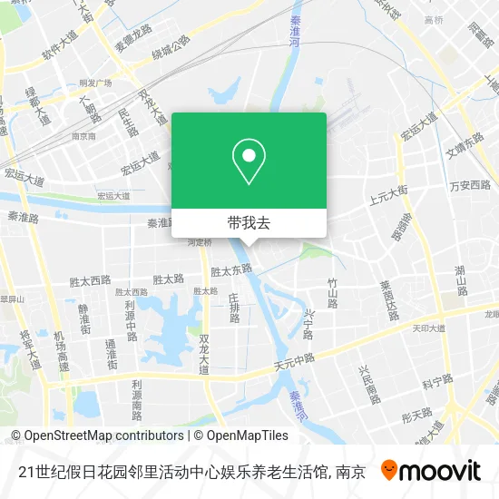21世纪假日花园邻里活动中心娱乐养老生活馆地图