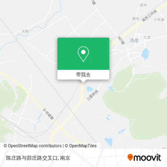 陈庄路与茆庄路交叉口地图