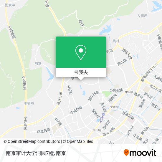南京审计大学润园7幢地图