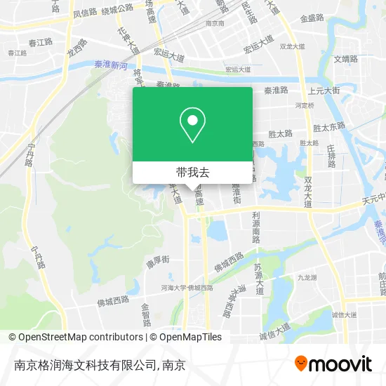 南京格润海文科技有限公司地图