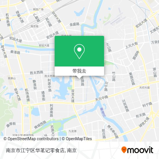 南京市江宁区华茗记零食店地图