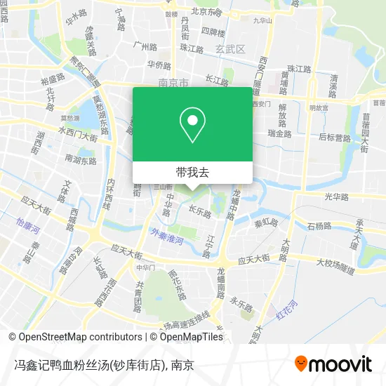 冯鑫记鸭血粉丝汤(钞库街店)地图