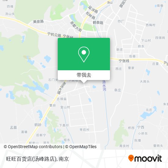 旺旺百货店(汤峰路店)地图