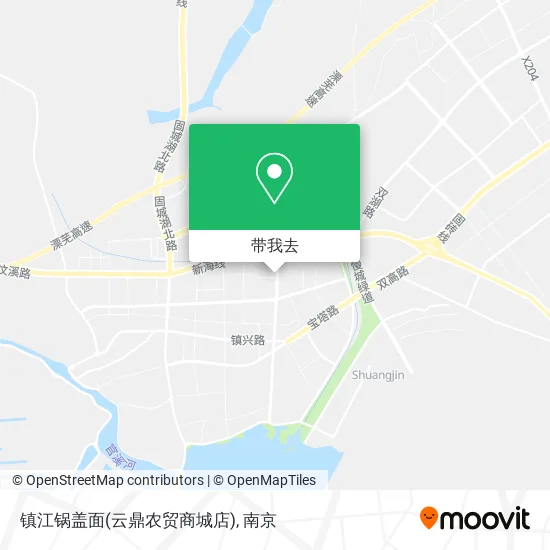 镇江锅盖面(云鼎农贸商城店)地图