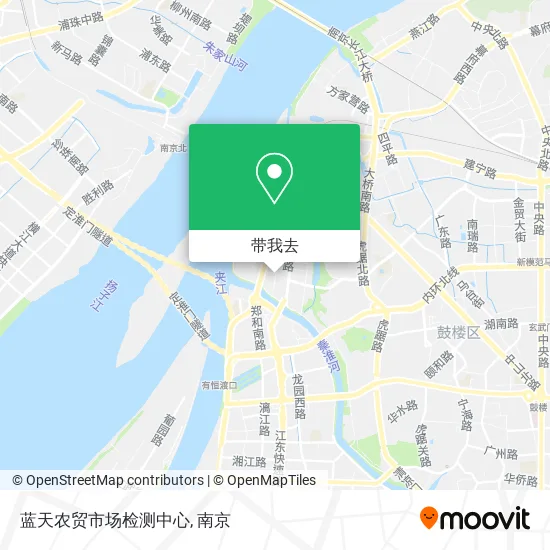 蓝天农贸市场检测中心地图