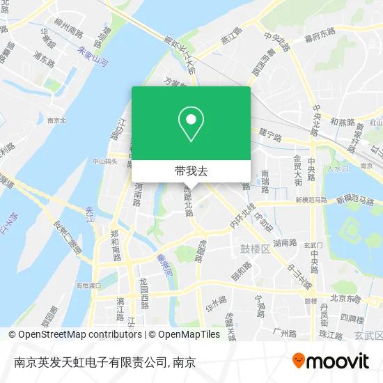 南京英发天虹电子有限责公司地图