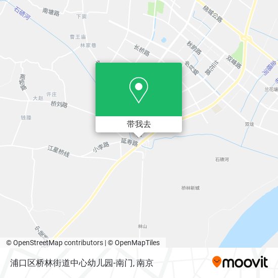 浦口区桥林街道中心幼儿园-南门地图