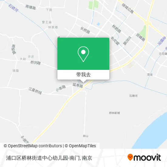 浦口区桥林街道中心幼儿园-南门地图