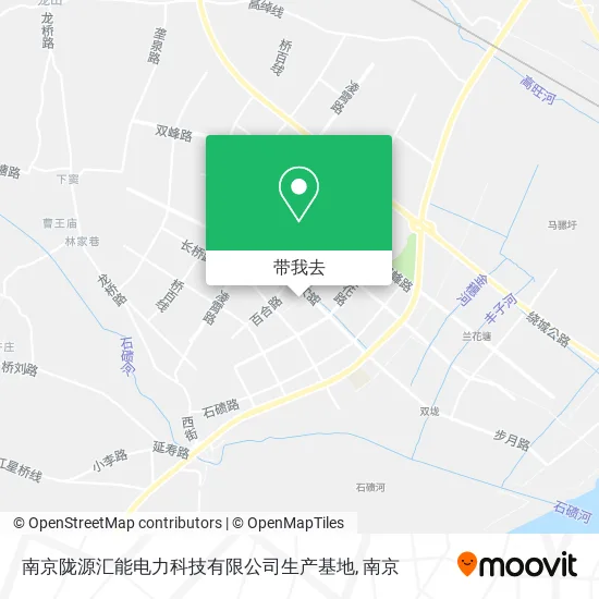 南京陇源汇能电力科技有限公司生产基地地图