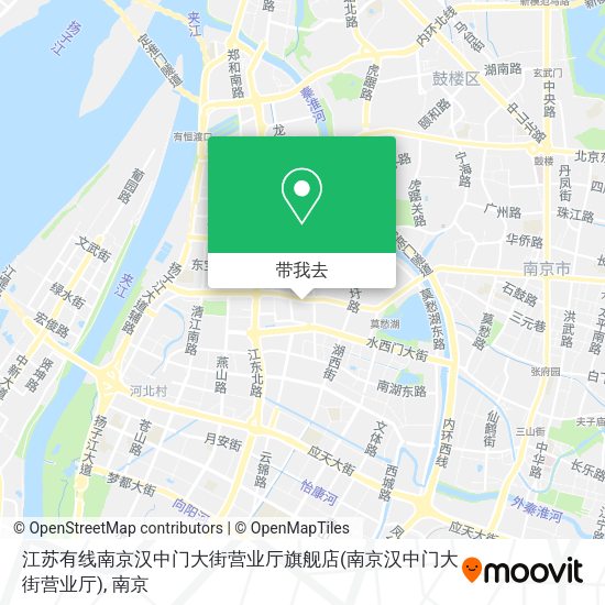 江苏有线南京汉中门大街营业厅旗舰店地图