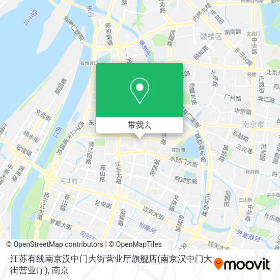 江苏有线南京汉中门大街营业厅旗舰店地图
