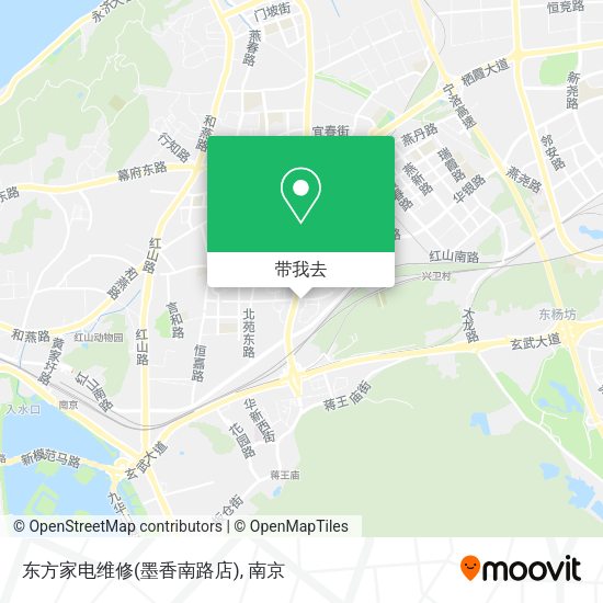 东方家电维修(墨香南路店)地图