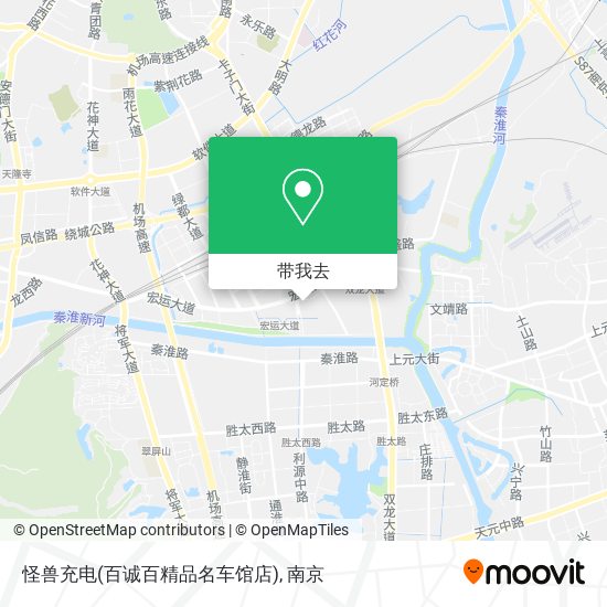 怪兽充电(百诚百精品名车馆店)地图