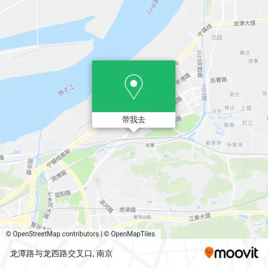 龙潭路与龙西路交叉口地图