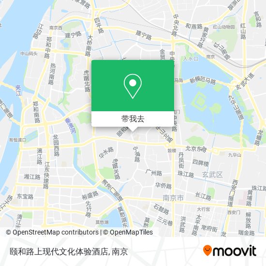 颐和路上现代文化体验酒店地图