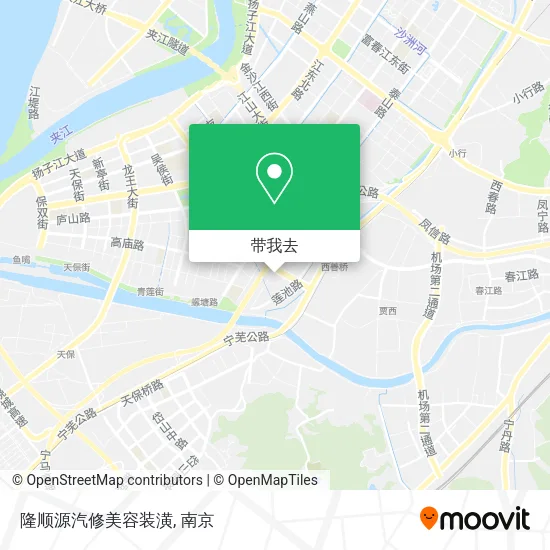 隆顺源汽修美容装潢地图
