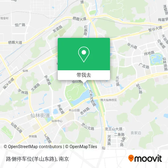 路侧停车位(羊山东路)地图