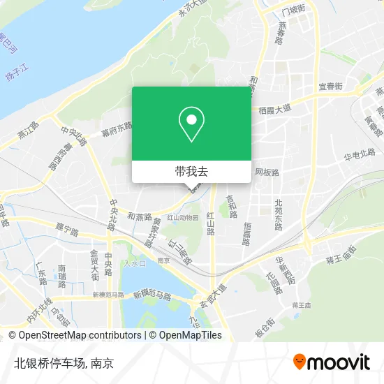 北银桥停车场地图