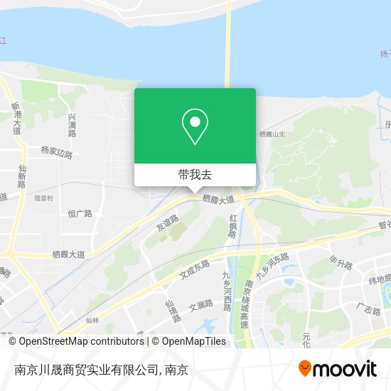 南京川晟商贸实业有限公司地图