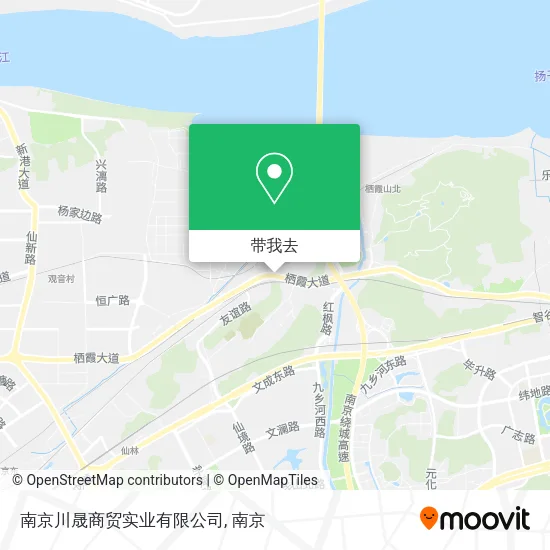 南京川晟商贸实业有限公司地图