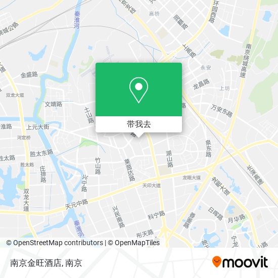 南京金旺酒店地图