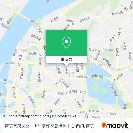 南京市突发公共卫生事件应急指挥中心-西门地图