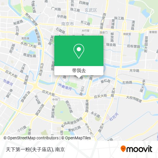 天下第一粉(夫子庙店)地图