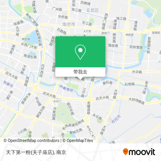 天下第一粉(夫子庙店)地图