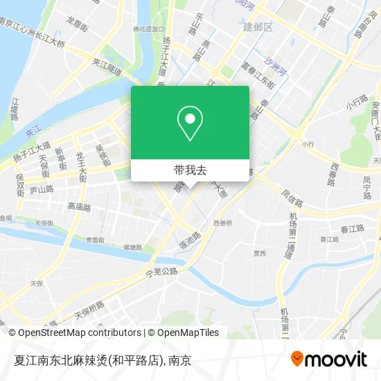 夏江南东北麻辣烫(和平路店)地图