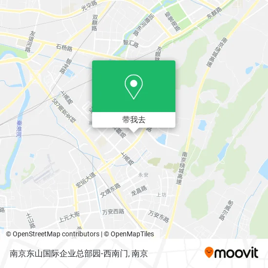 南京东山国际企业总部园-西南门地图
