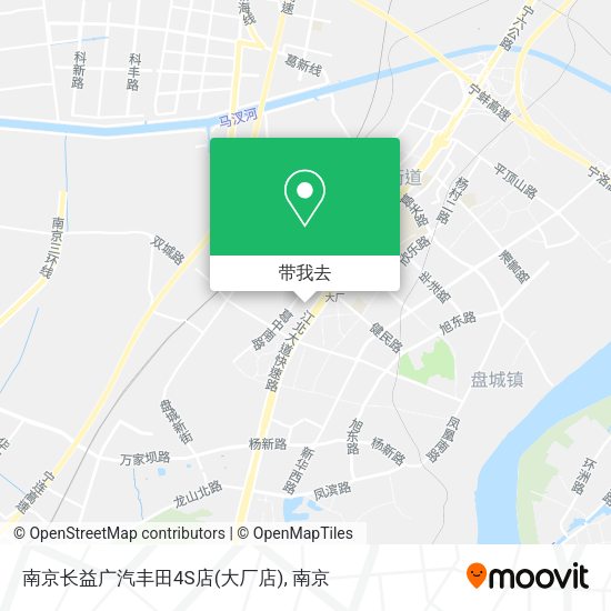 南京长益广汽丰田4S店(大厂店)地图