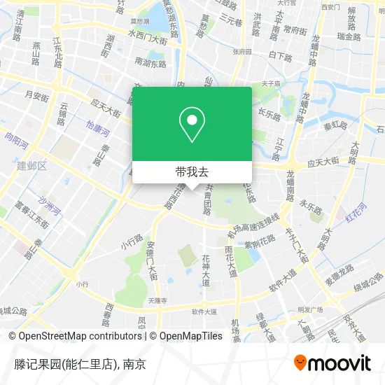 滕记果园(能仁里店)地图
