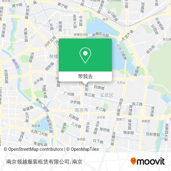 南京领越服装租赁有限公司地图