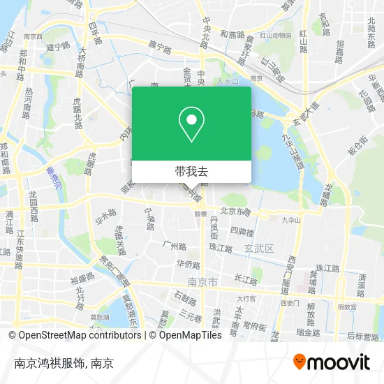 南京鸿祺服饰地图