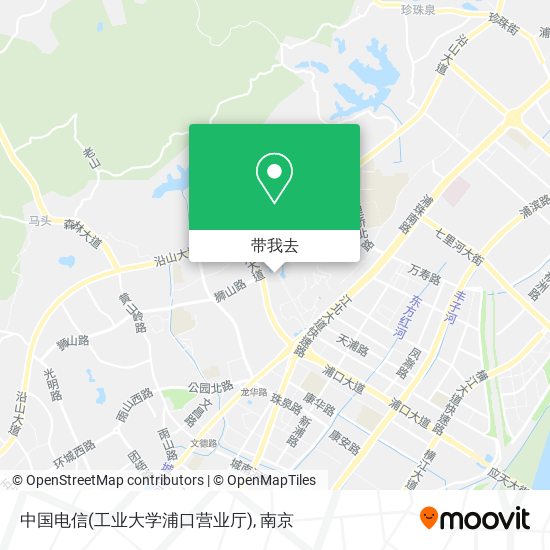 中国电信(工业大学浦口营业厅)地图
