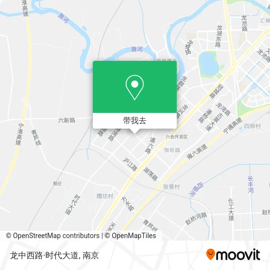 龙中西路·时代大道地图