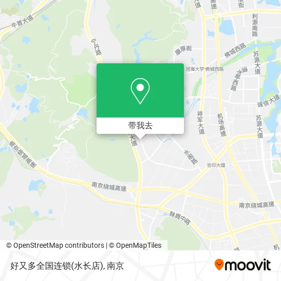 好又多全国连锁(水长店)地图