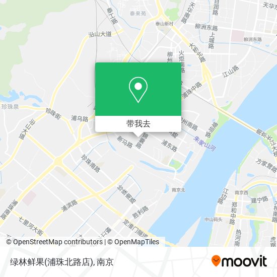 绿林鲜果(浦珠北路店)地图