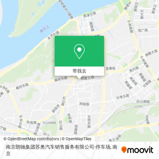 南京朗驰集团苏奥汽车销售服务有限公司-停车场地图
