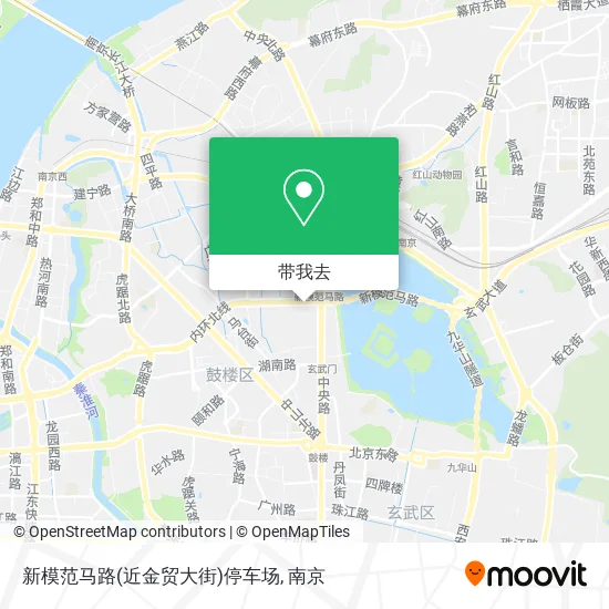 新模范马路(近金贸大街)停车场地图