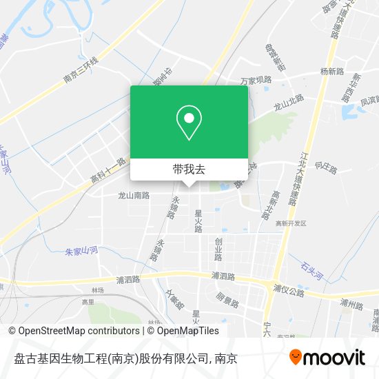 盘古基因生物工程(南京)股份有限公司地图