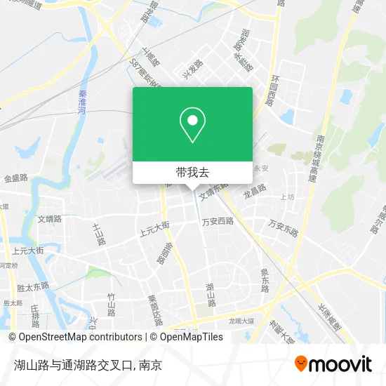 湖山路与通湖路交叉口地图