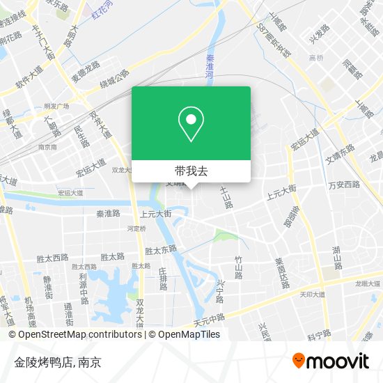 金陵烤鸭店地图